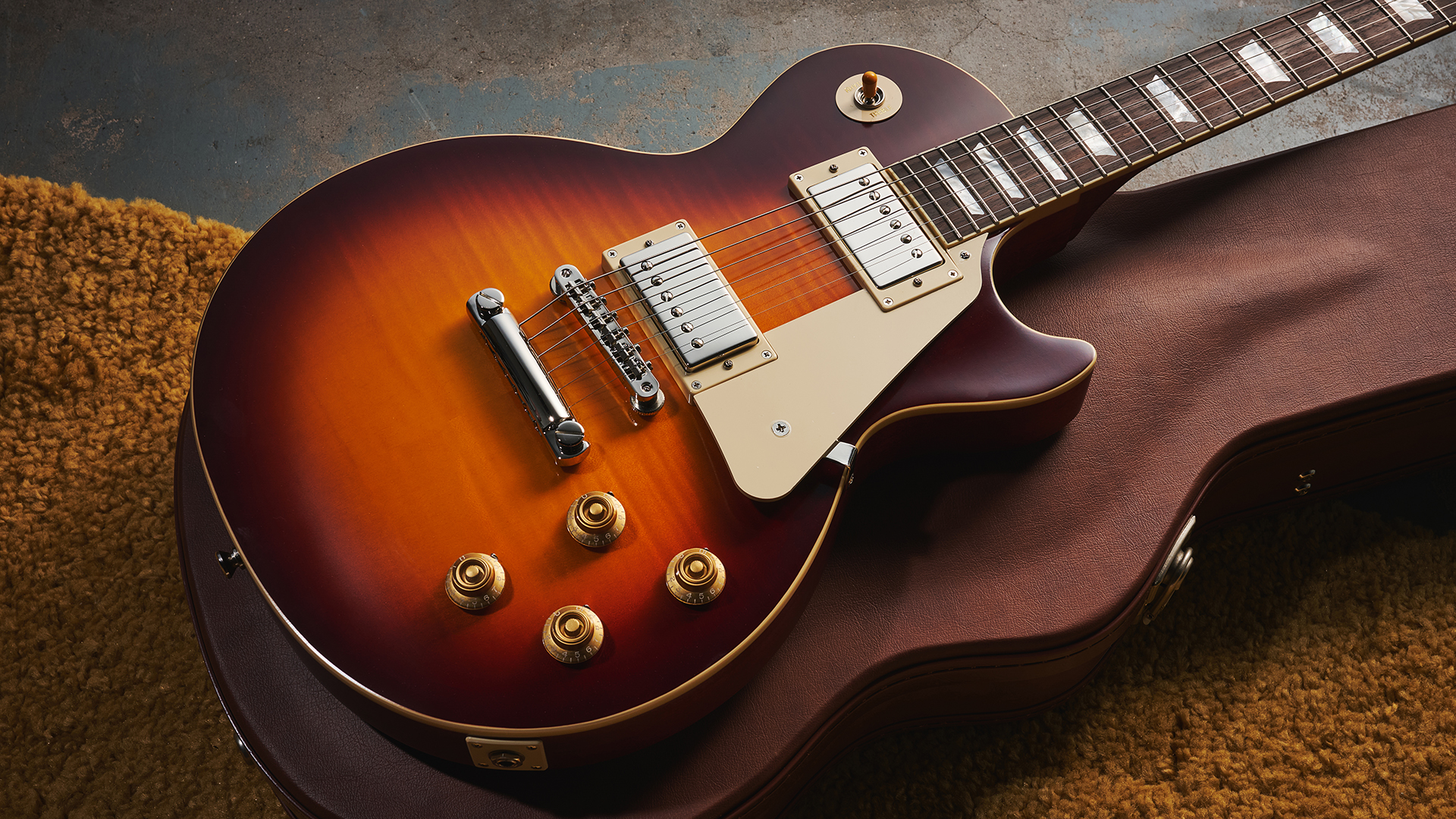 Epiphone Inspire by Gibson Custom 1959 Les Paul Washed Bourbon Burst