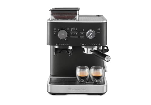 Kitchenaid Kes6551 Coffee Machine Cast Iron Black - Semi Automatic - Quiet Mark Certified