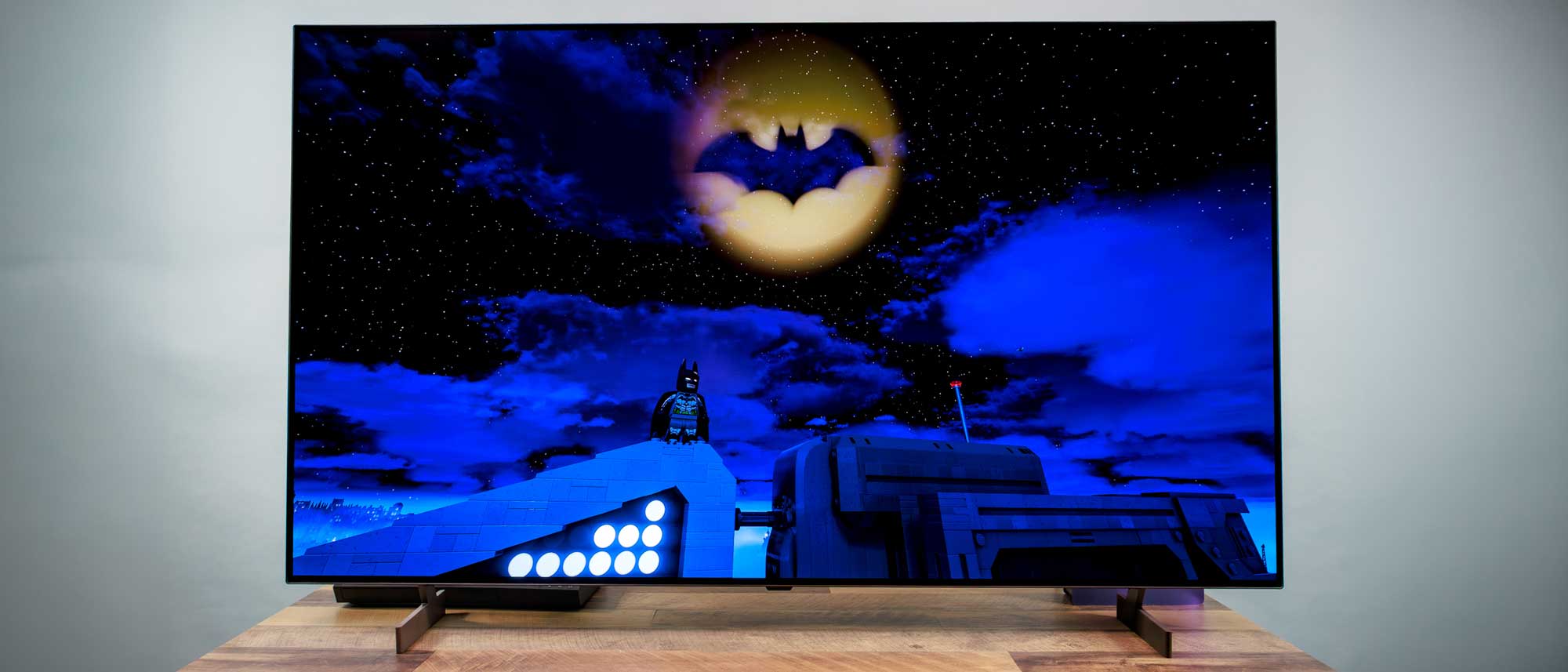 LG B6 OLED TV on a table