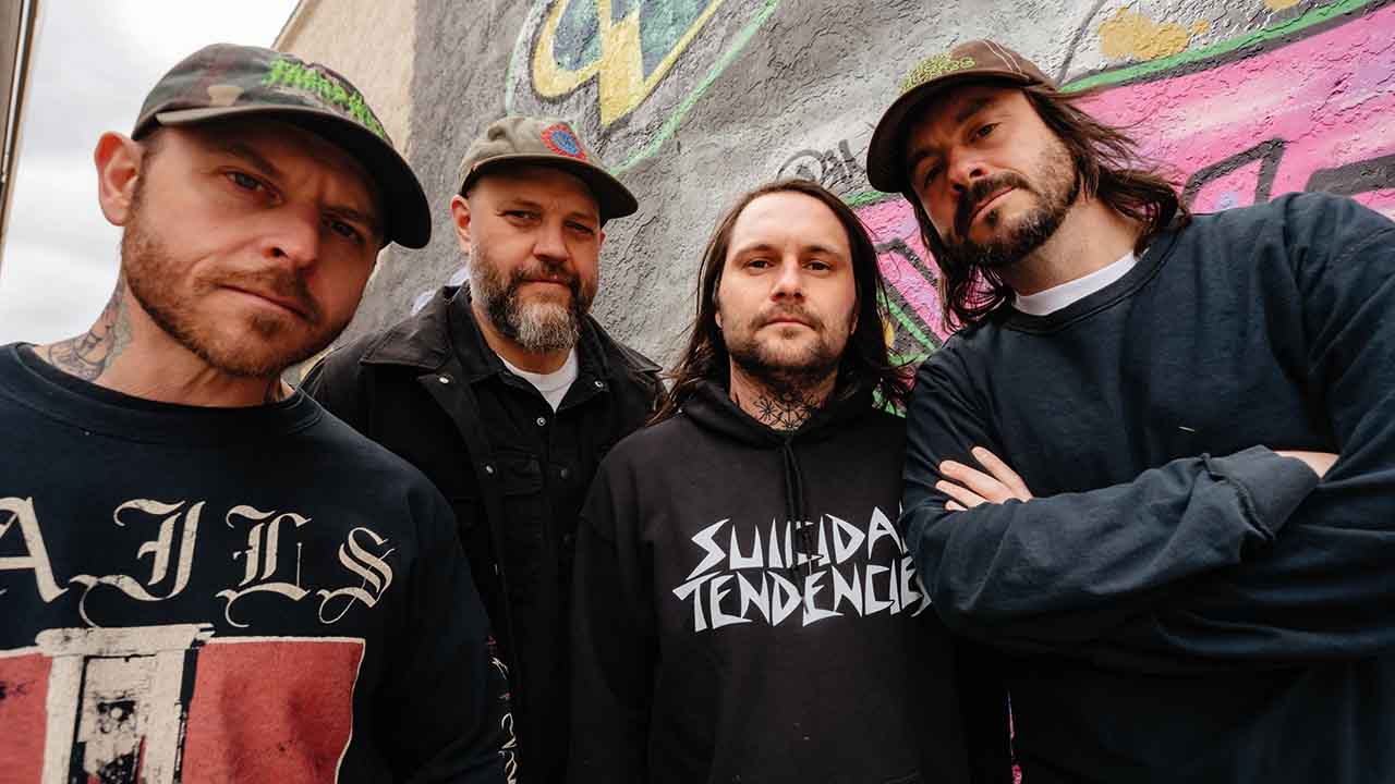 Cancer Bats posing for a photograph in 2026