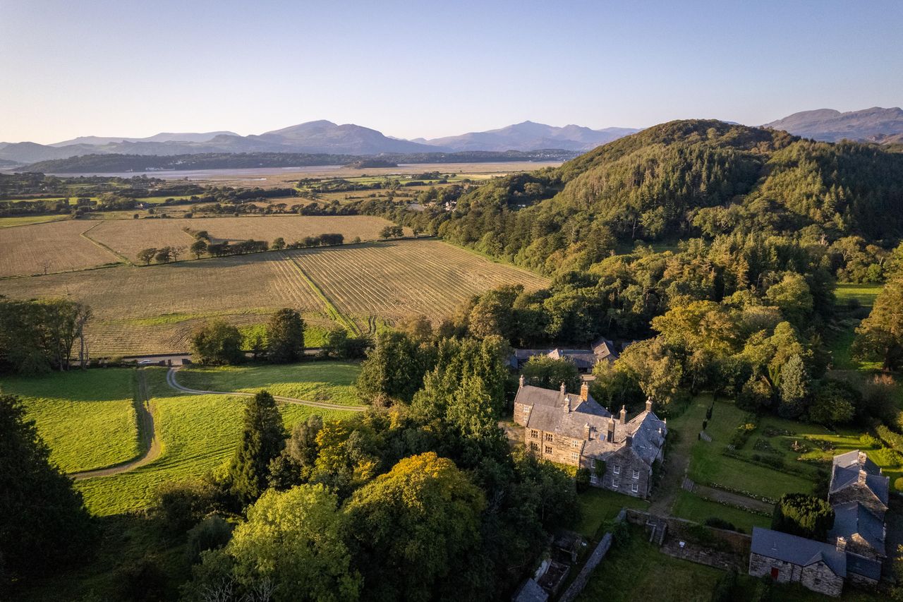 Glyn Cywarch castle in Wales