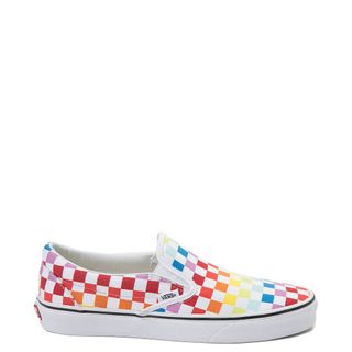 Vans Slip On Rainbow Chex Skate Shoe