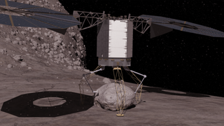 Asteroid Redirect Robotic Vehicle Concept Descends 