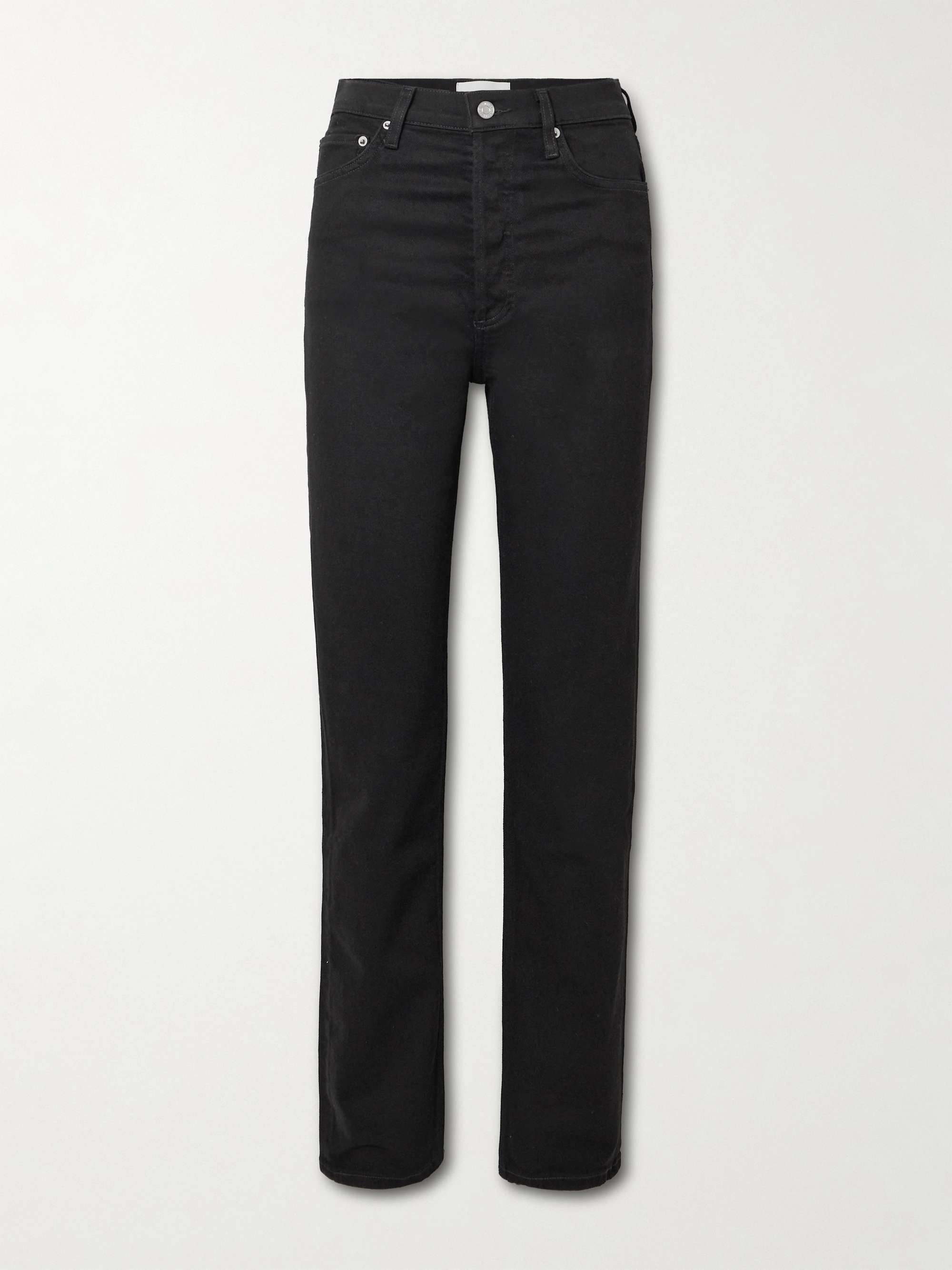 '90s Pinch Waist Long High-Rise Straight-Leg Jeans
