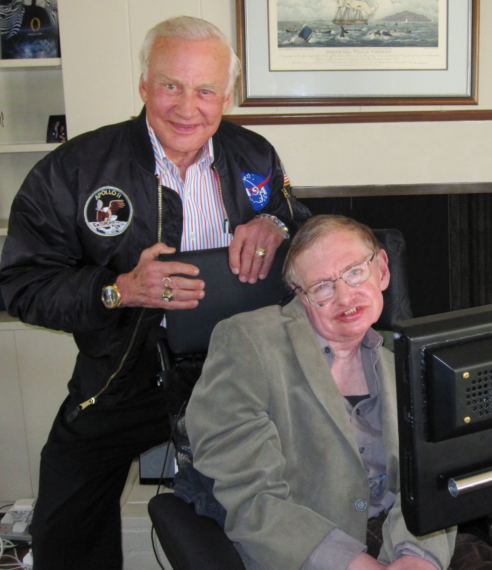 Former astronaut Buzz Aldrin and astrophysicist Stephen Hawking are teaming up to help advance humanity&#039;s future in space.