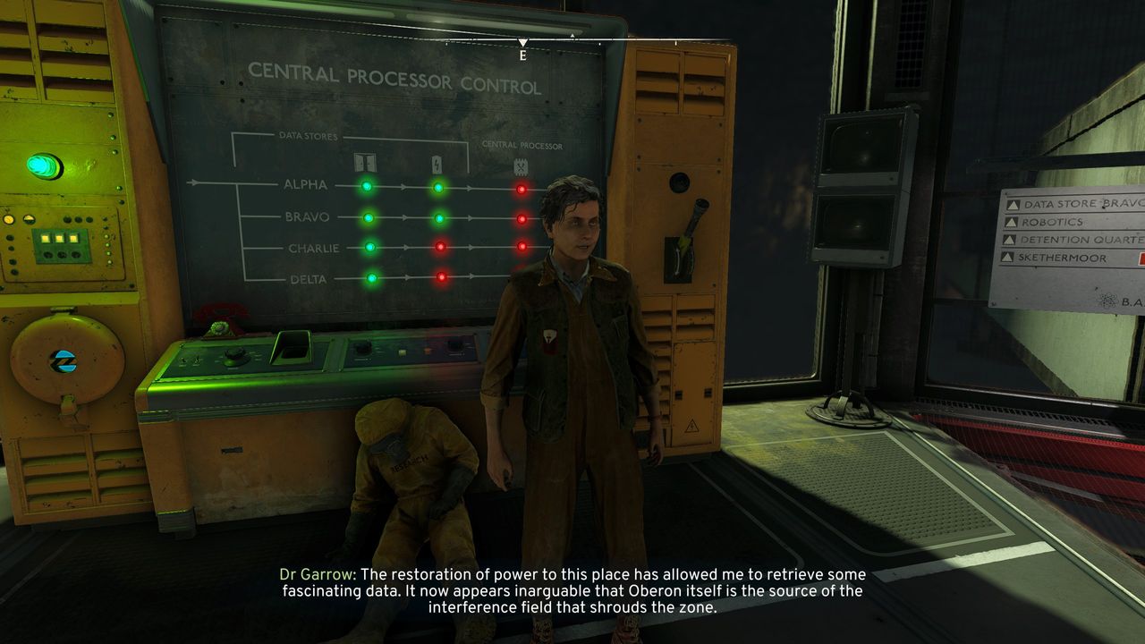 Atomfall - Garrow giving answers