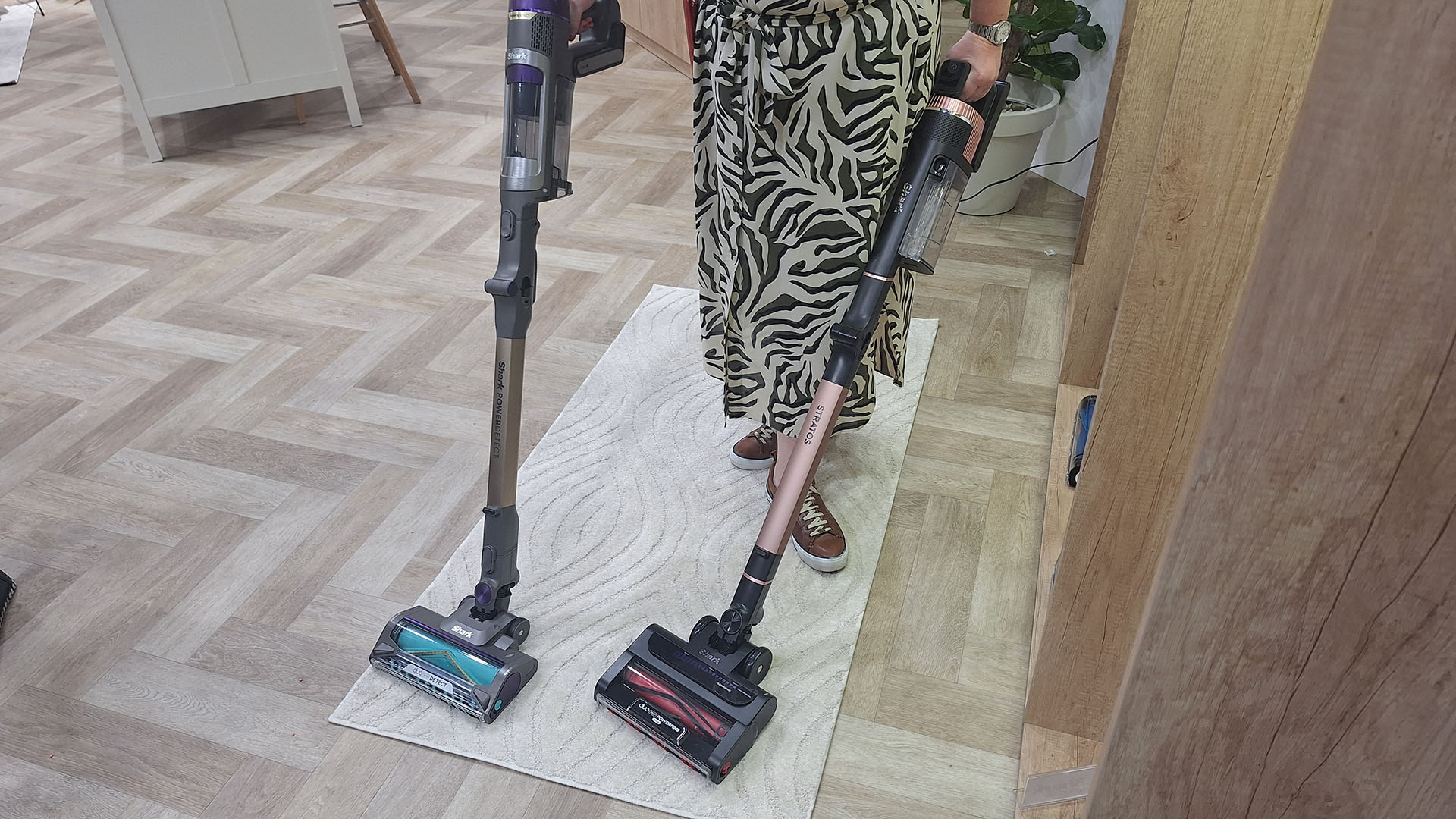 Shark PowerDetect cordless vacuum cleaner on display at IFA