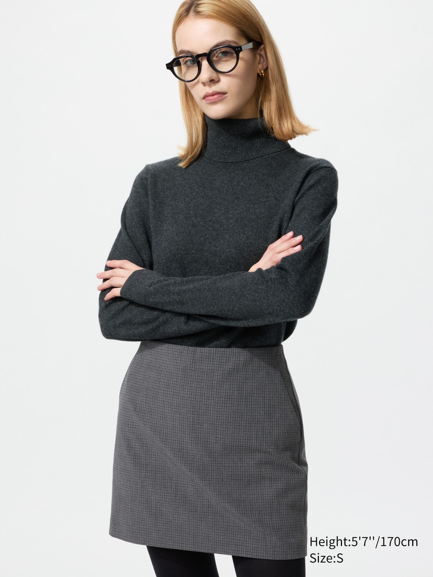 100% Cashmere Turtleneck Jumper