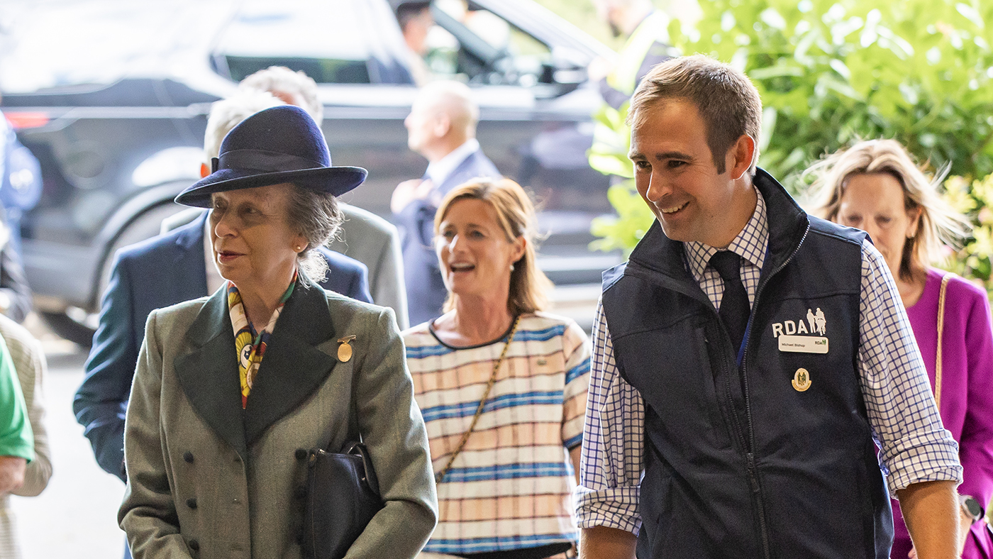 Princess Anne and RDA CEO Michael Bishop