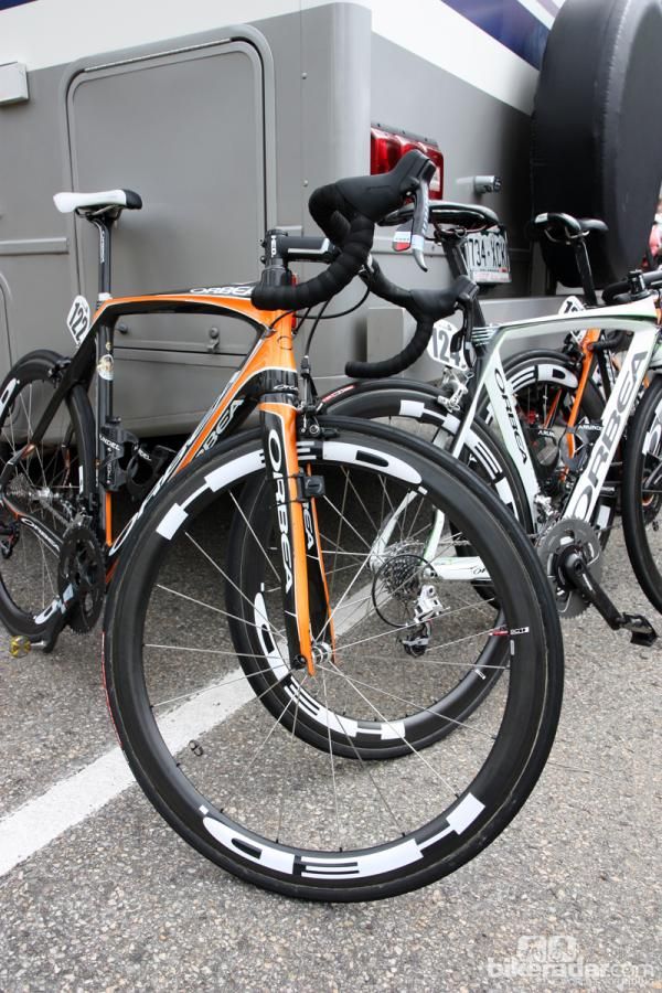 Optum Pro Cycling is racing aboard HED carbon wheels.