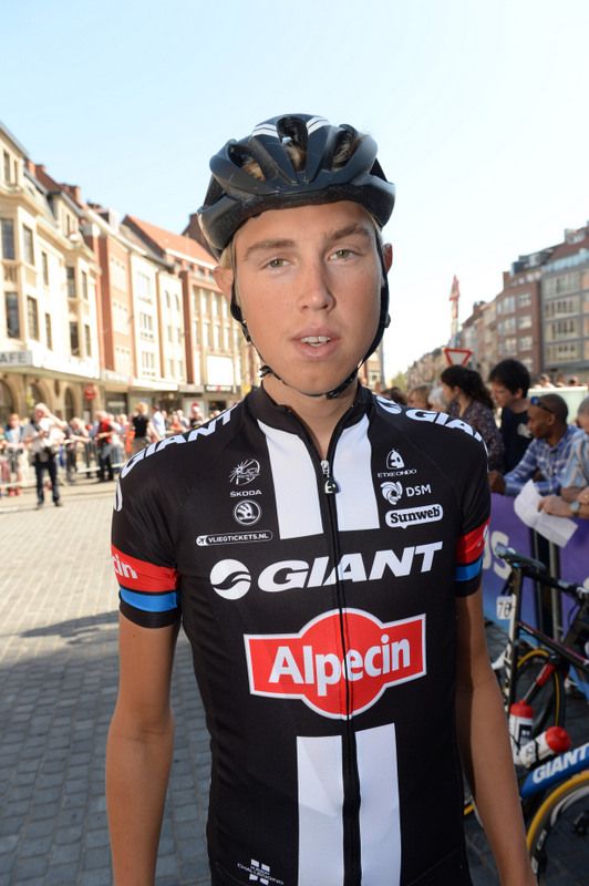 Fredrik Ludvigsson (Giant-Alpecin) before the race got underway