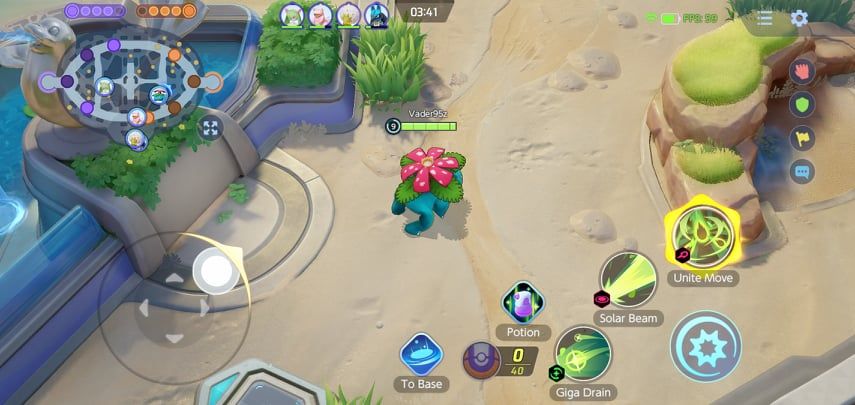 Pokemon Unite Venusaur Hop