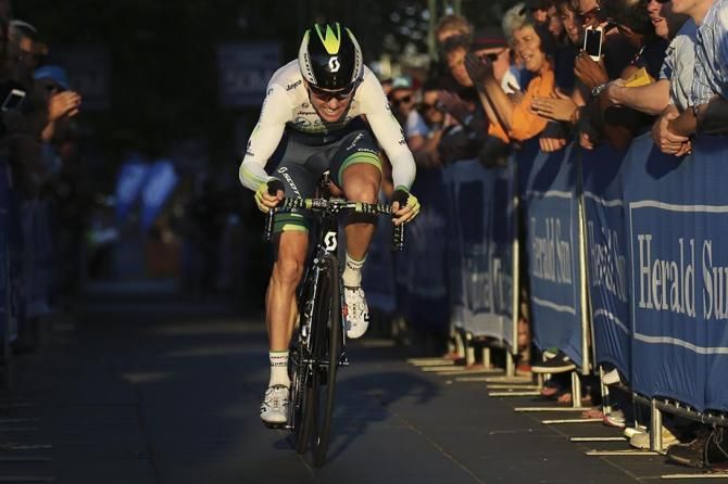 Simon Clarke was the top Orica-Greenedge rider
