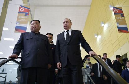 Kim Jong Un and Vladimir Putin