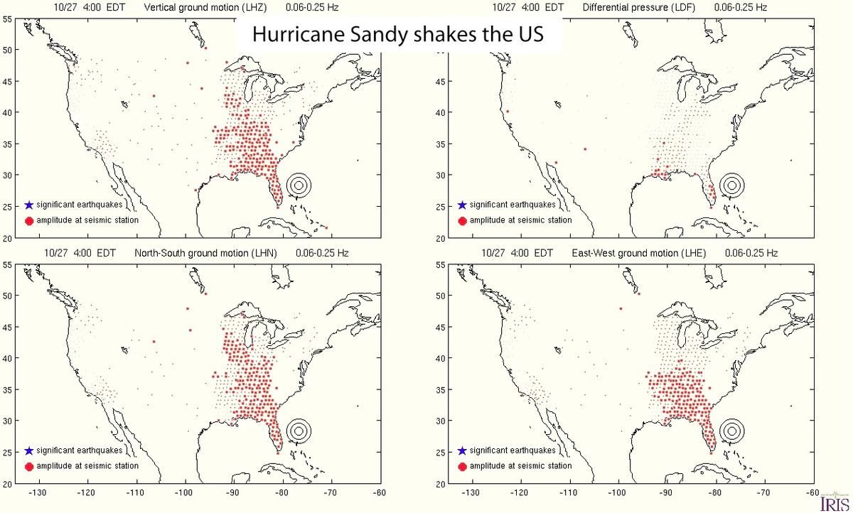 Hurricane Sandy shakes US