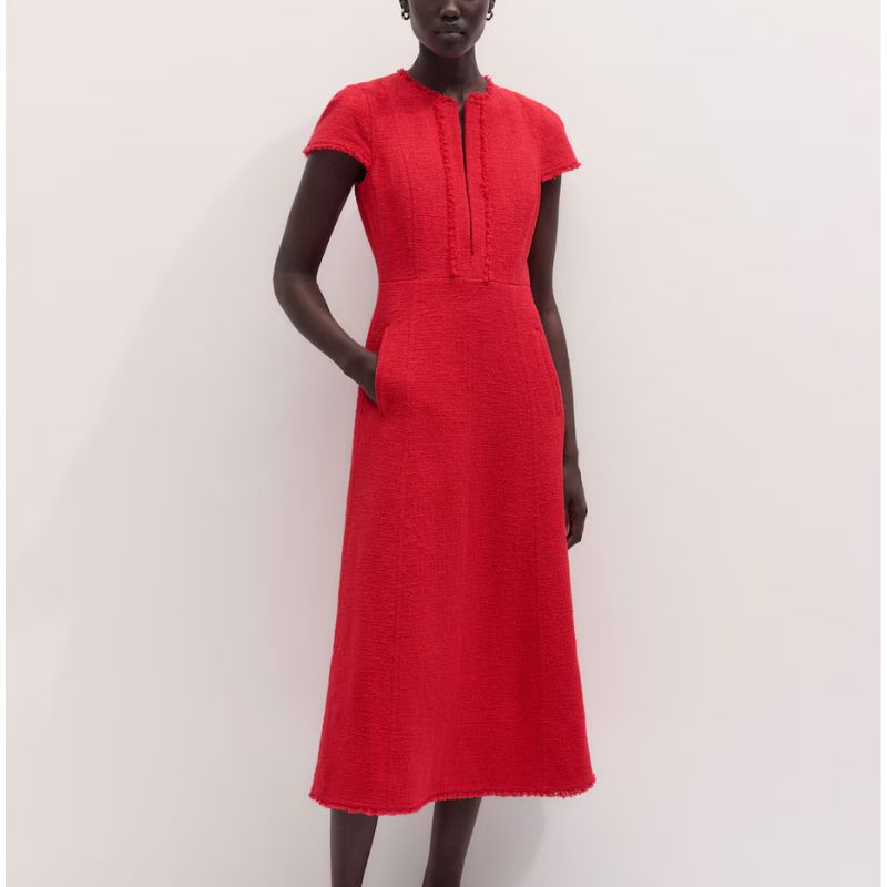 ME+EM, Fit + Flare Midi Dress
