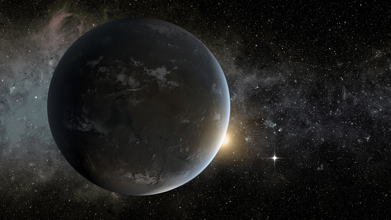 Artist's conception of an Earth-like world that could be similar to the fictional Vulcan, from the Star Trek universe.