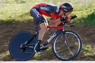 Tejay van Garderen on his way to winning the time trial at Ruta del Sol.