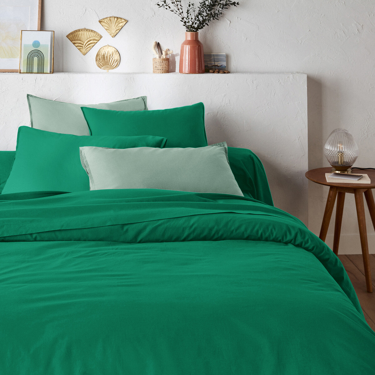 Scenario Plain 100% Washed Cotton Duvet Cover