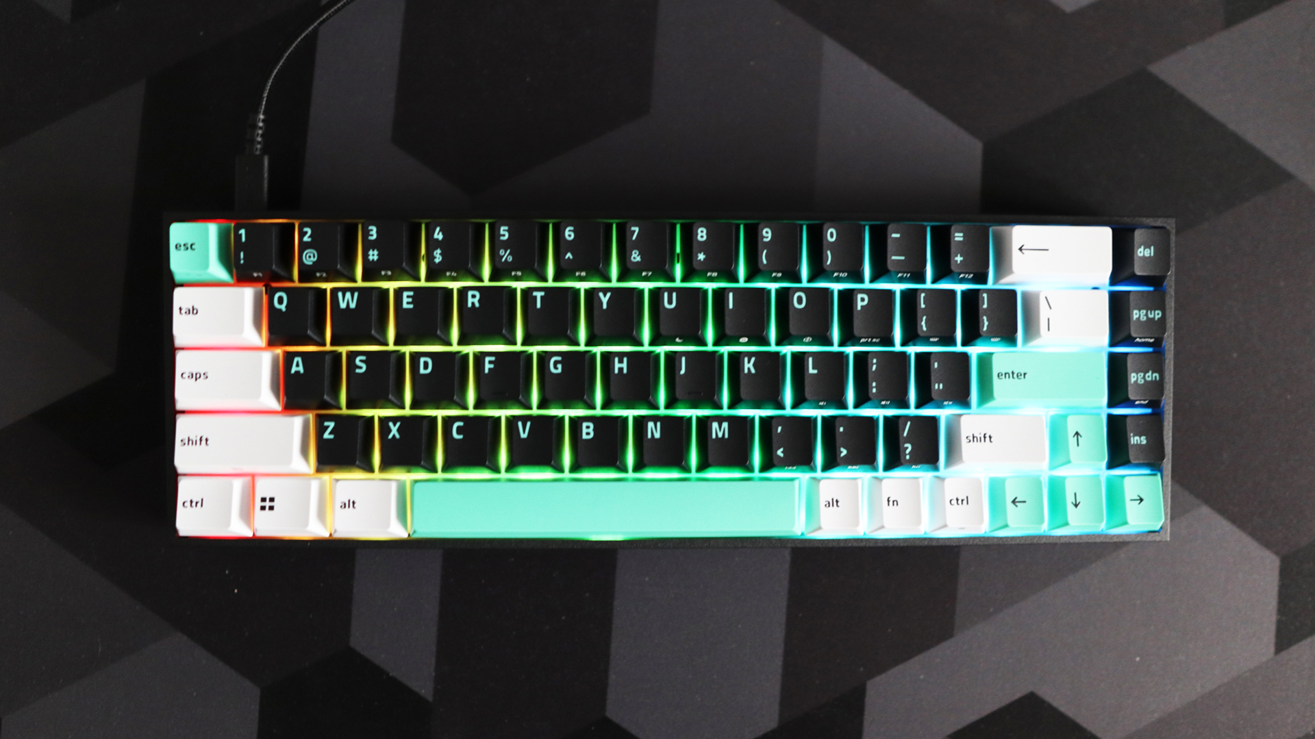 Razer Reclusa X Mini 65% keyboard on a desk