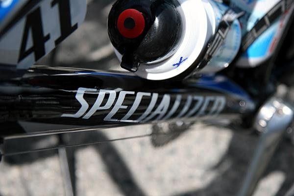 Looking down, down, down the downtube.