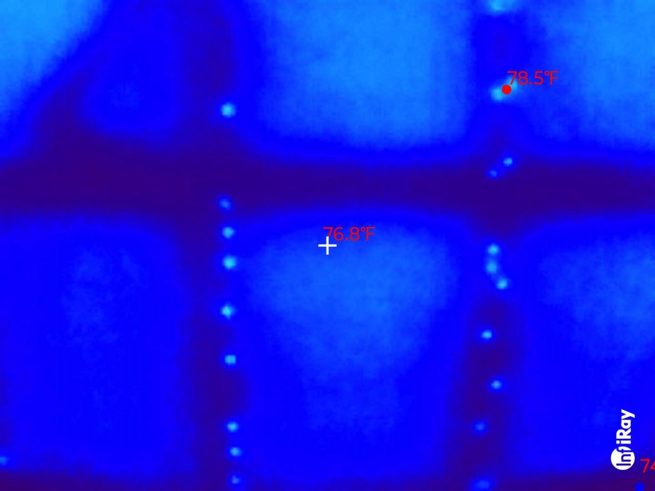 Screenshots of InfiRay P2 Pro Thermal Camera Samples.