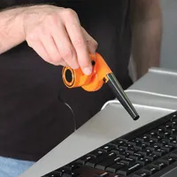 Keyboard-cleaning tiny leaf blower: $15 on What On Earth