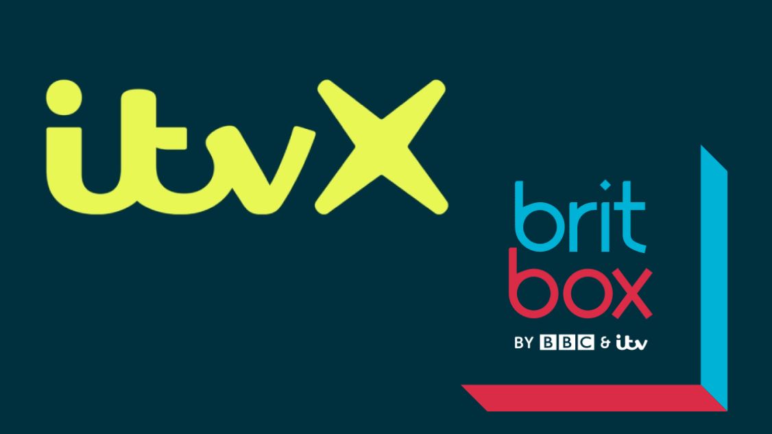 The ITVX and Britbox logos