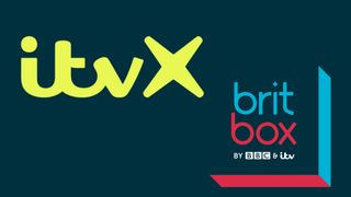 The ITVX and Britbox logos