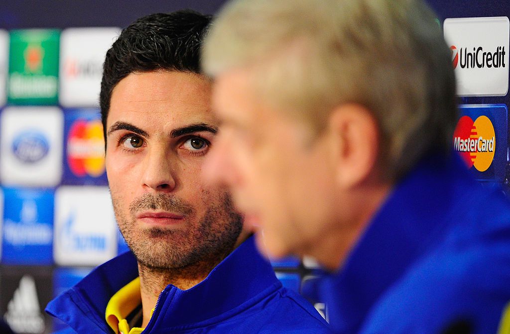 Arsenal, Mikel Arteta and Arsene Wenger