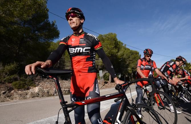 Philippe Gilbert and the rest of the team take a break