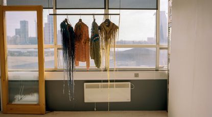 Craig Green Studio with S/S 2026 collection hanging up