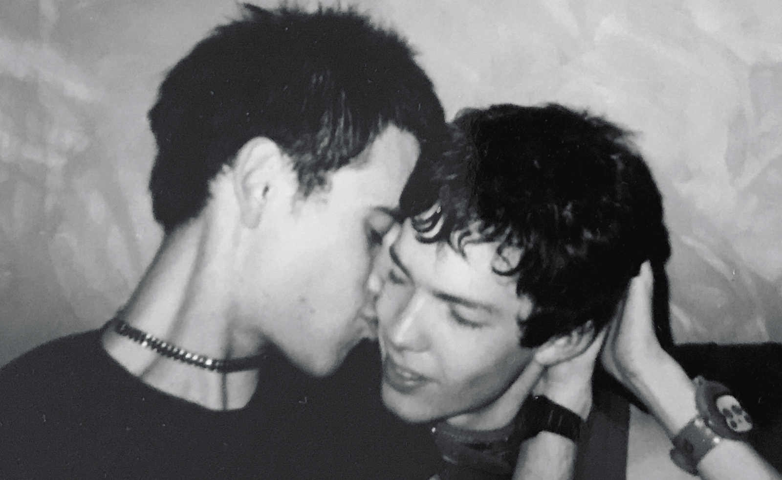 a man looking at the camera