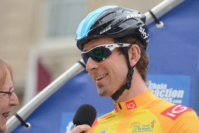 Bradley Wiggins at sign-in