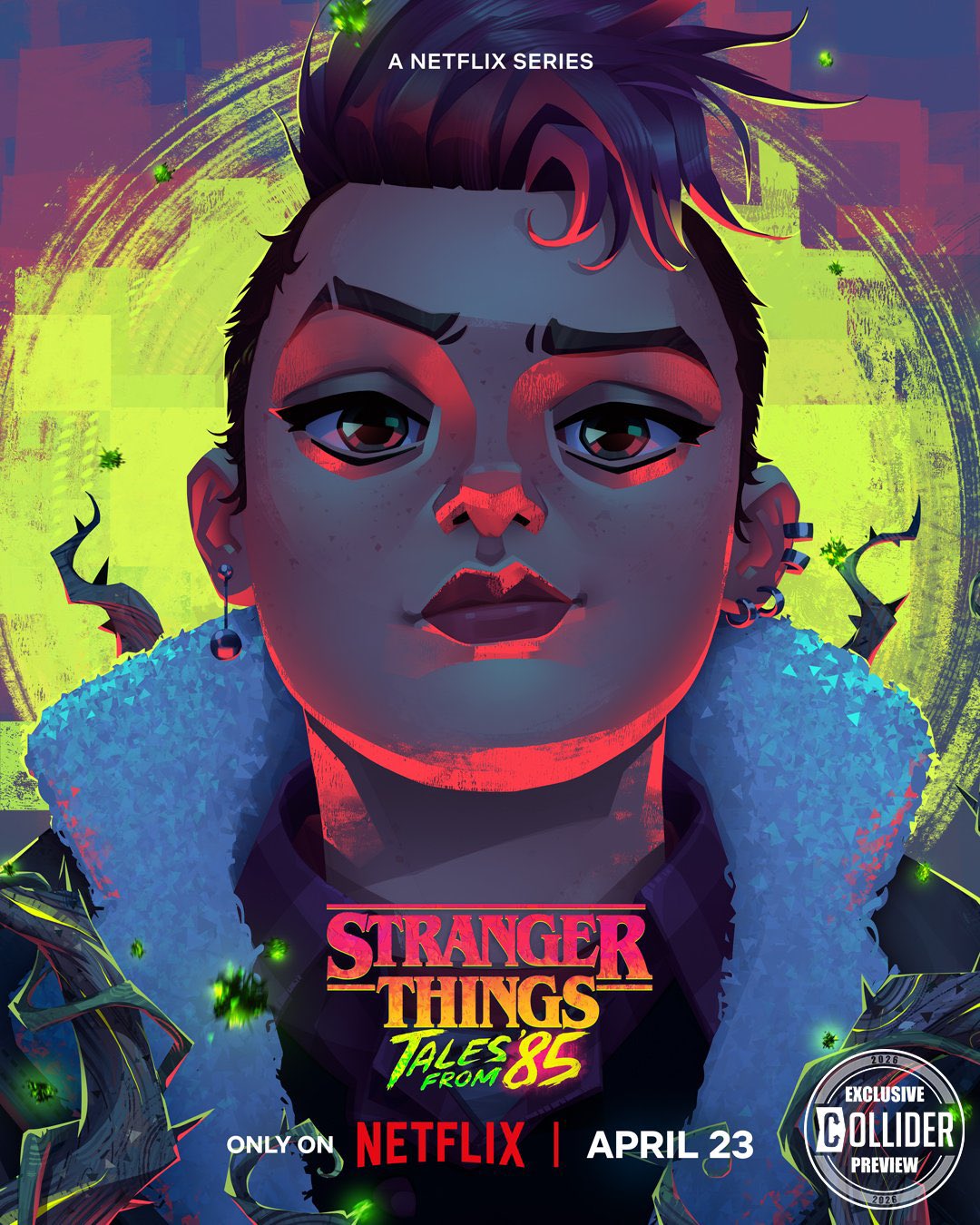 New character designs for Netflix's Stranger Things: Tales from '85