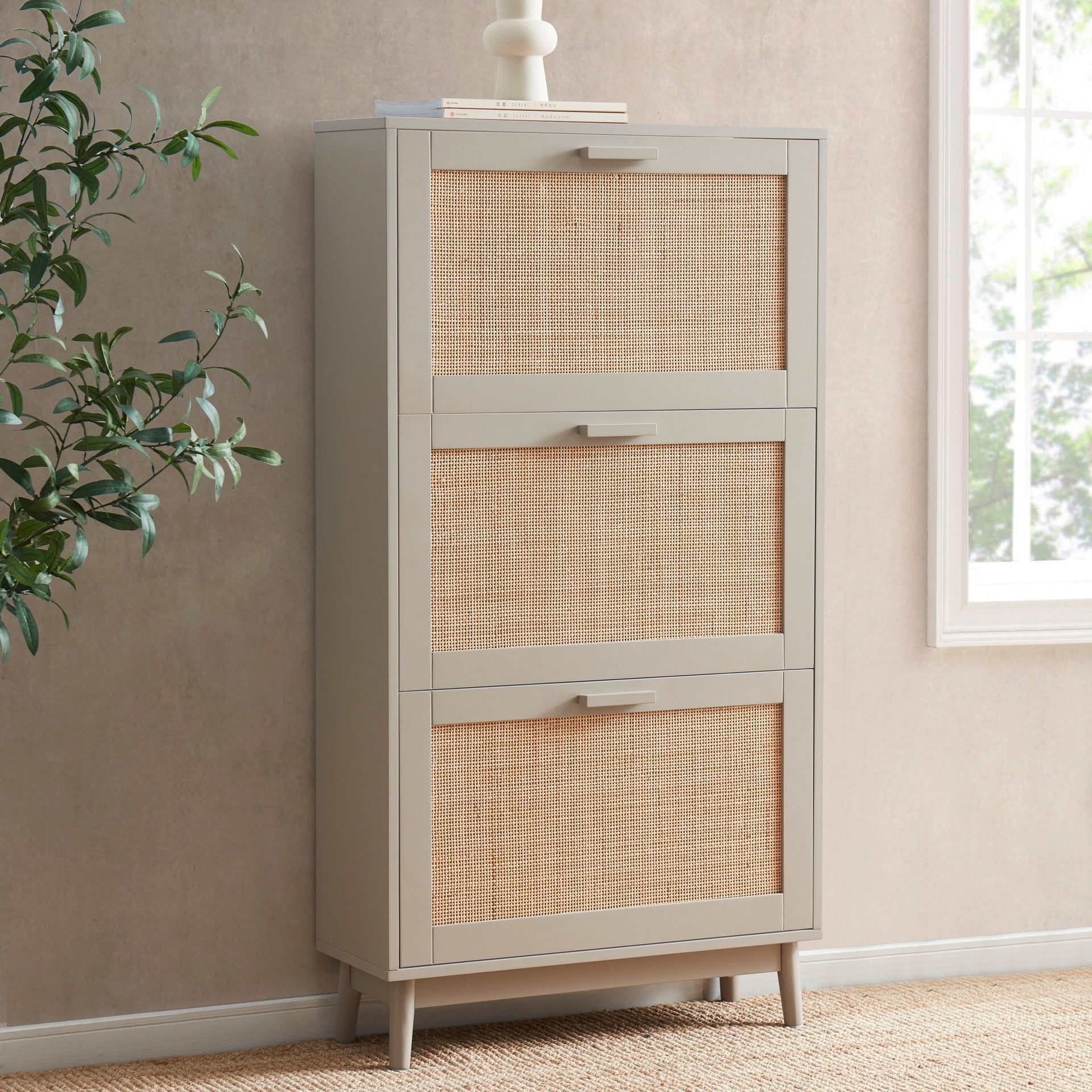 Isla Shoe Cabinet - Taupe