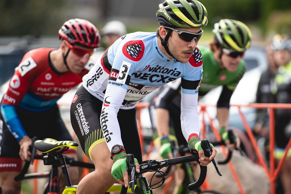 Curtis White en route to winning day 2 at the Gran Prix of Gloucester