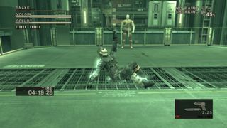 Snake dying in a fight against Volgin in Metal Gear Solid 3