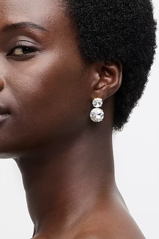 J.Crew Faceted-crystal drop earrings