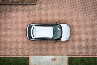 Kia electric vehicle from above