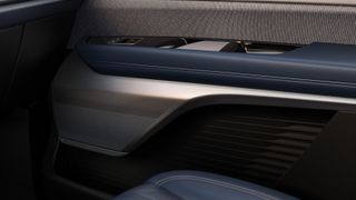 Interior details of the new 2026 model year Cadillac Vistiq EV