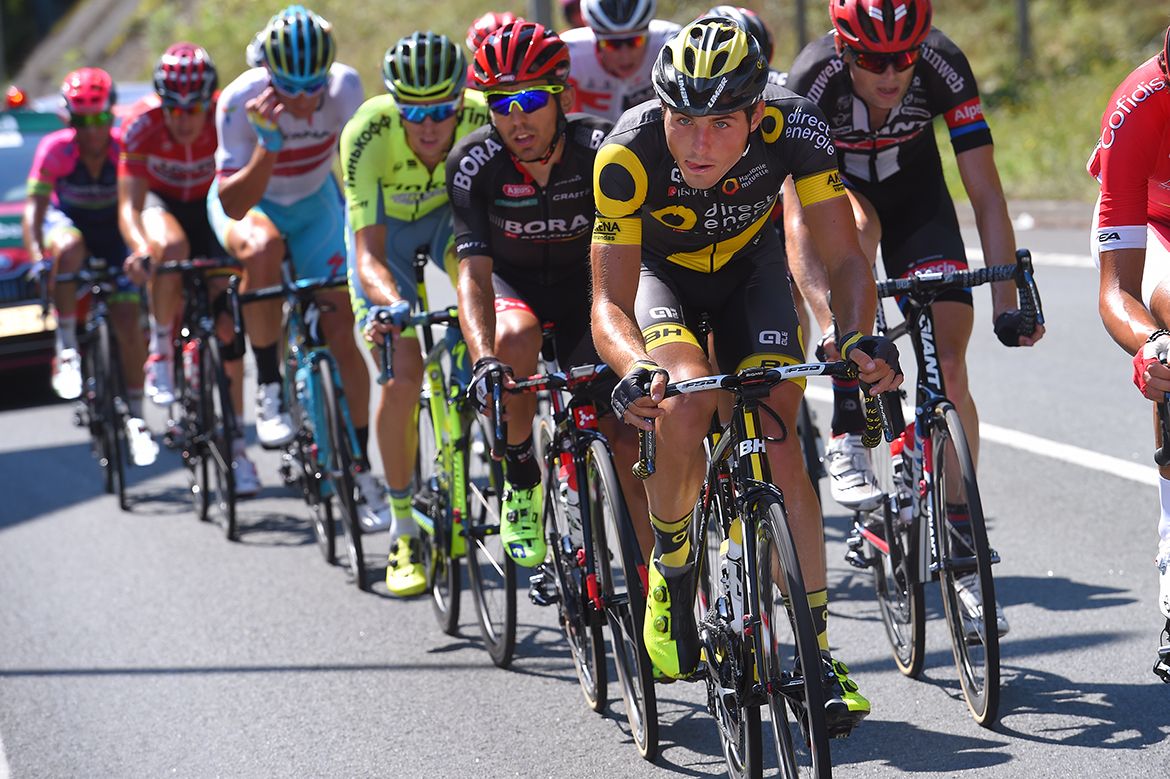 Romain Cardis (Direct Energie) in the break