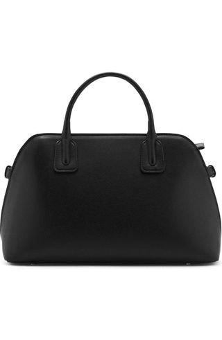 Faux Leather Bowling Bag