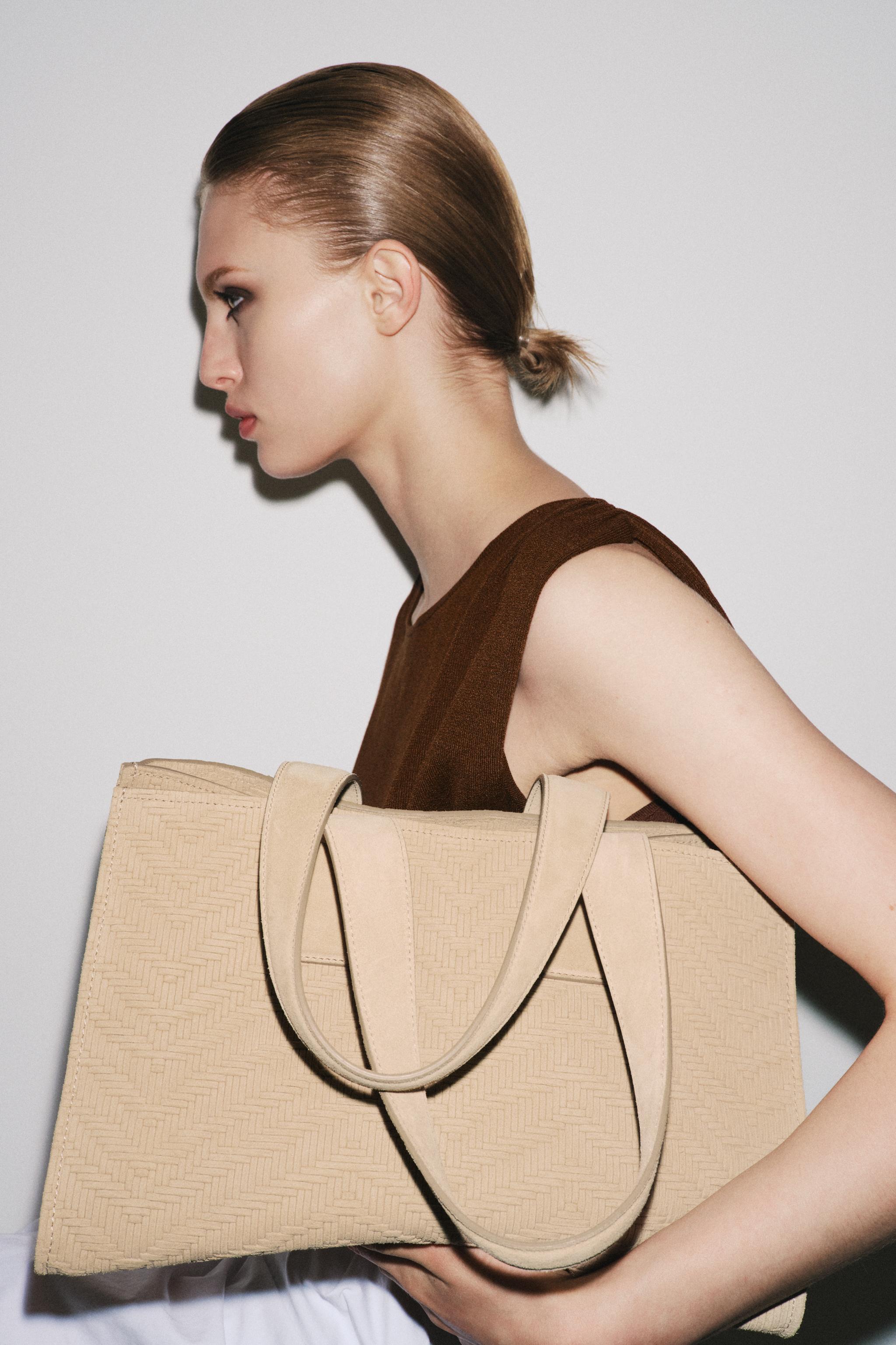 Braided Suede Shopper