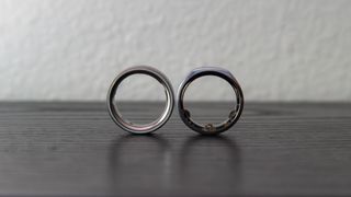 The Oura Ring 4 next to the Oura Ring Gen 3