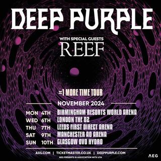 Deep Purple tour poster