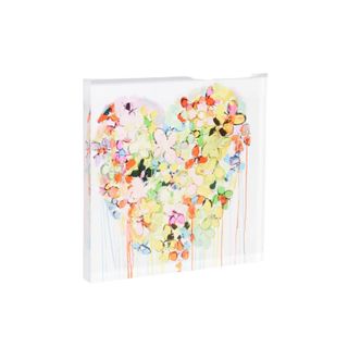 Kerri Rosenthal Life With You Block heart wall art