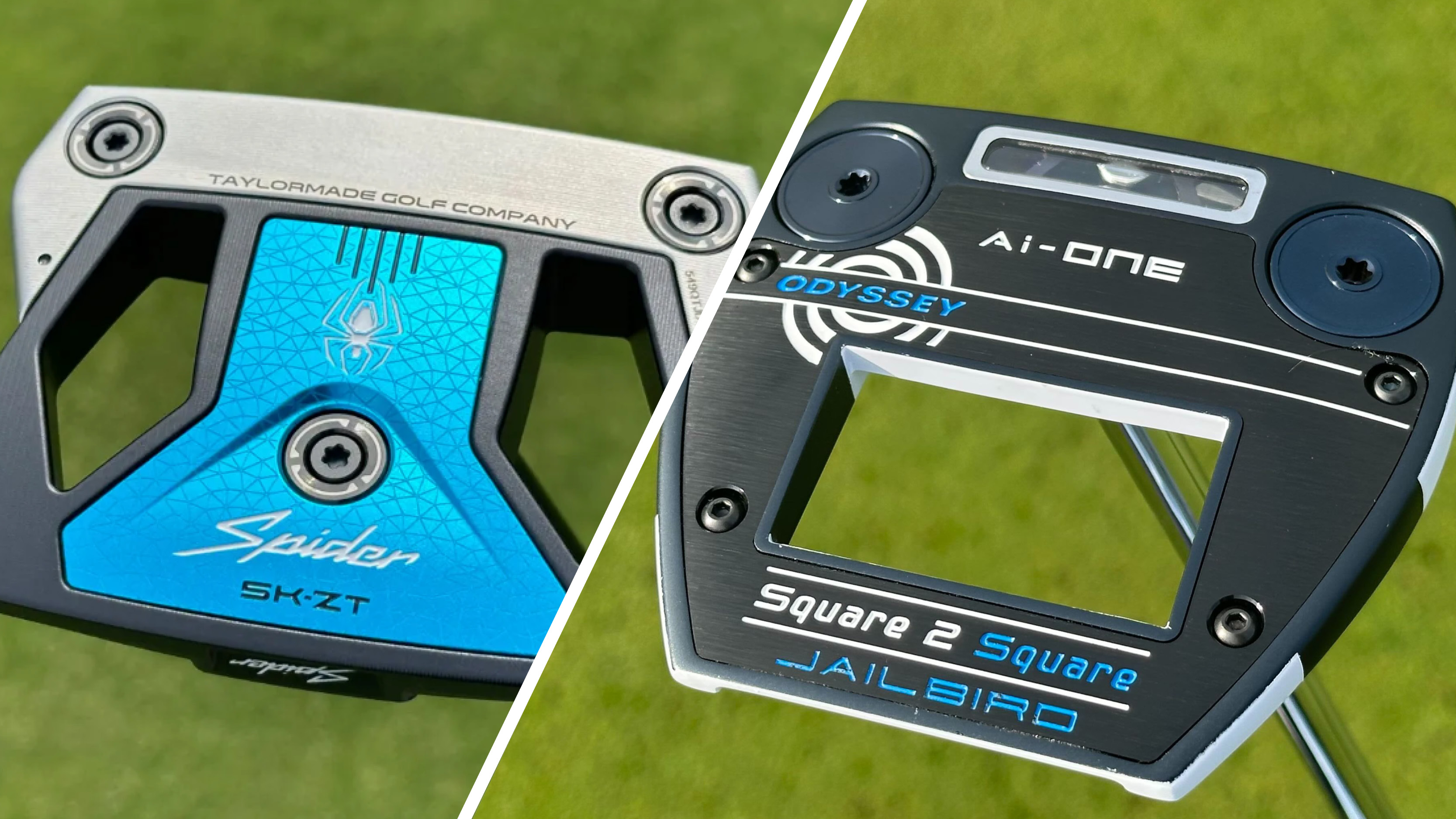TaylorMade Spider 5K-ZT vs Odyssey Square 2 Square Jailbird Putter