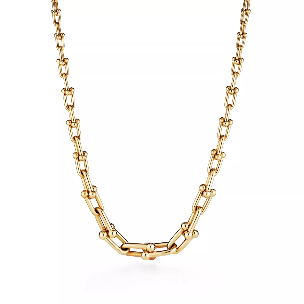 Tiffany &amp;amp; Co., Tiffany HardWear Graduated Link Necklace in Yellow Gold