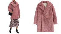 Ted Baker Kayyti Faux Fur Cocoon Coat With Wide Collar